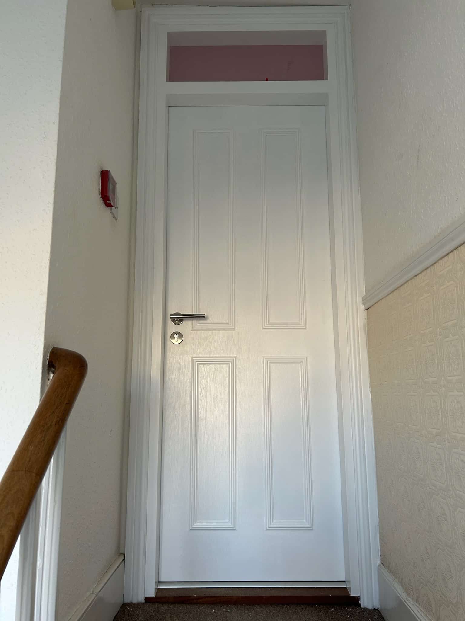Fire door with Transom window