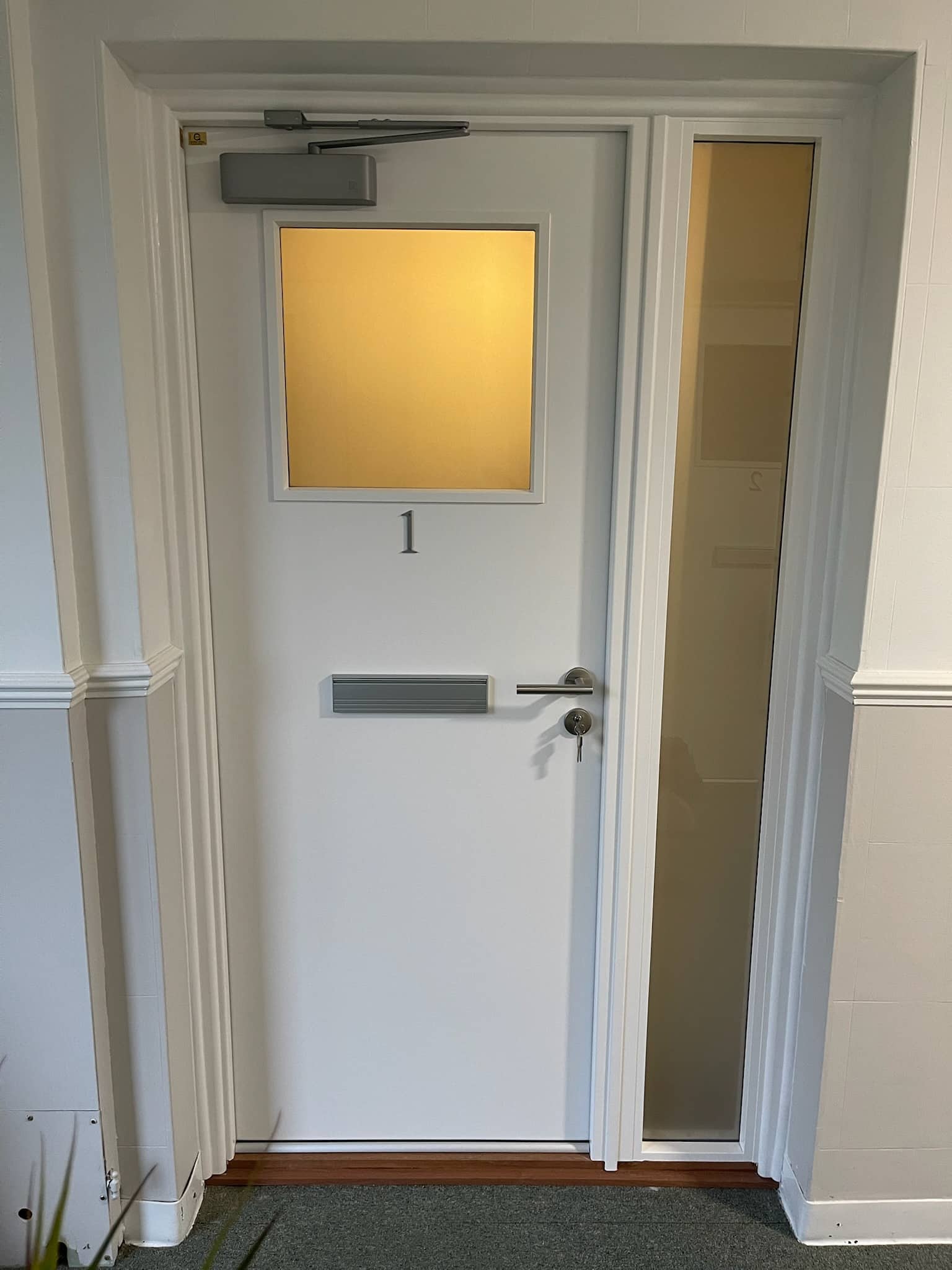 Flat Front Fire Door - Installed By J Fire